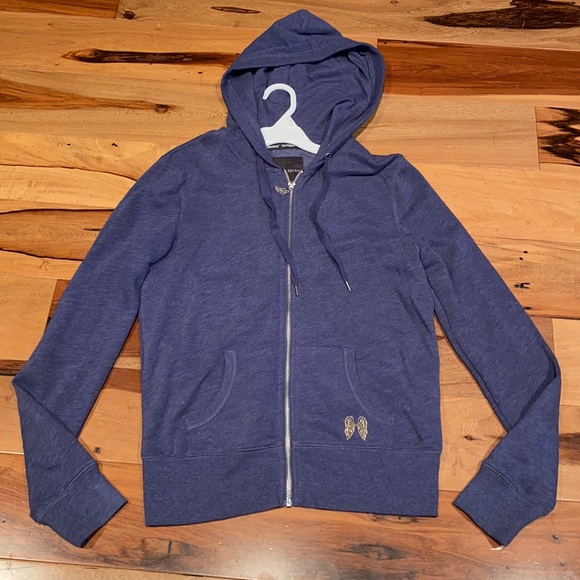 NWOT~VICTORIAS SECRET SUPERMODEL ESSENTIALS~RARE RHINESTONE ZIP UP~WOMENS SMALL - Picture 3 of 6